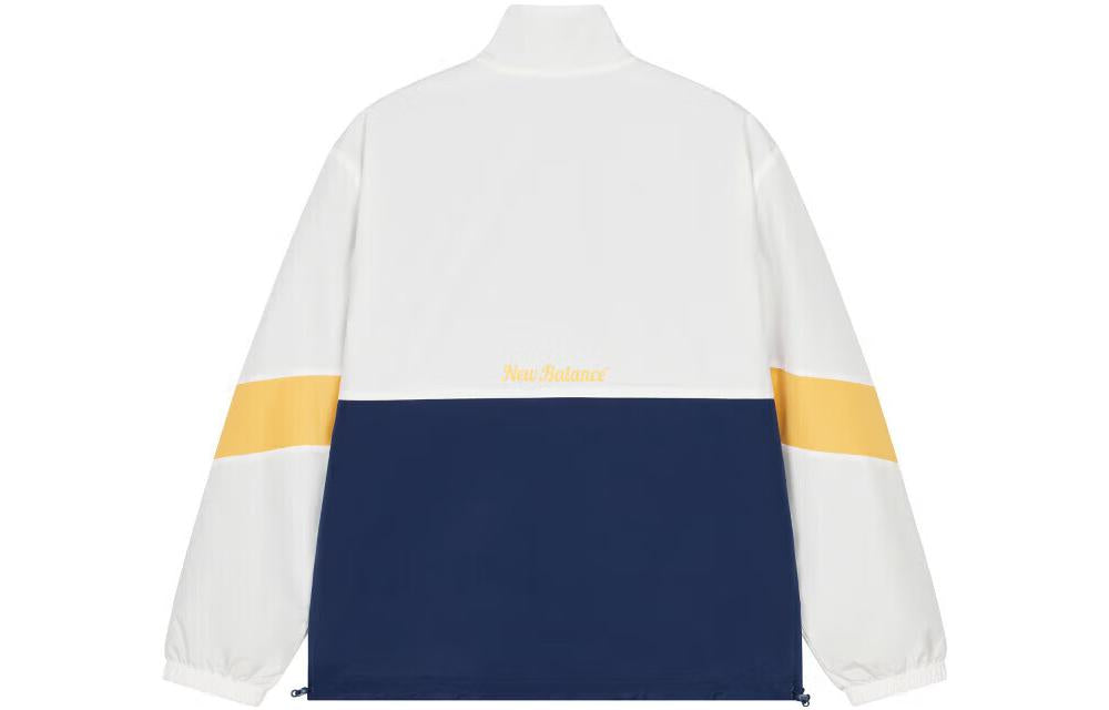 New Balance Sportswear Jacket Asia Sizing 'Cream White Black' 6DD38081-NV