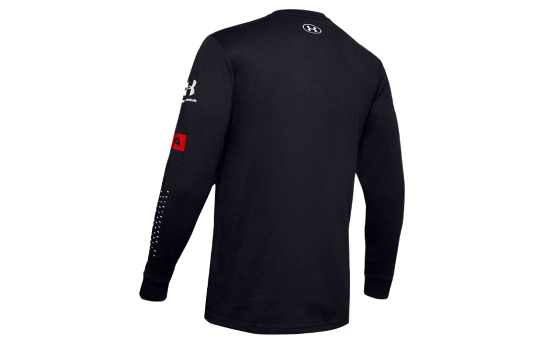 Under Armour Multi Logo Long Sleeve Tee Men's Black 1351623-001