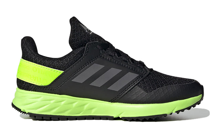 (GS) adidas Fortafaito Running 'Black Green' FY7244