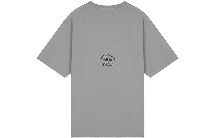 New Balance x A Bathing Ape T-Shirt Asia Sizing 'Grey' BATE2000-GYX