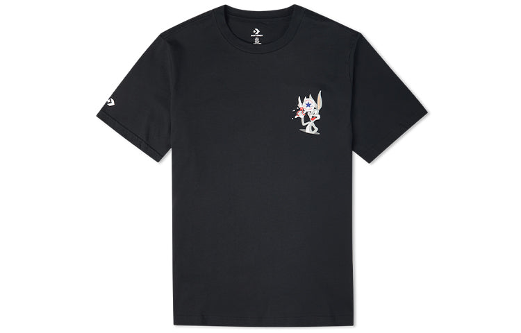 Converse x Bugs Bunny Graphic T-Shirt Asia Sizing 'Black' 10021413-A02
