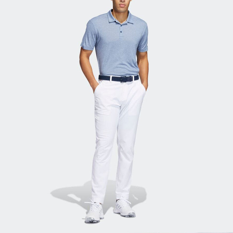 Men's adidas Solid Color Slim Fit Straight Casual Pants/Trousers White HA6231