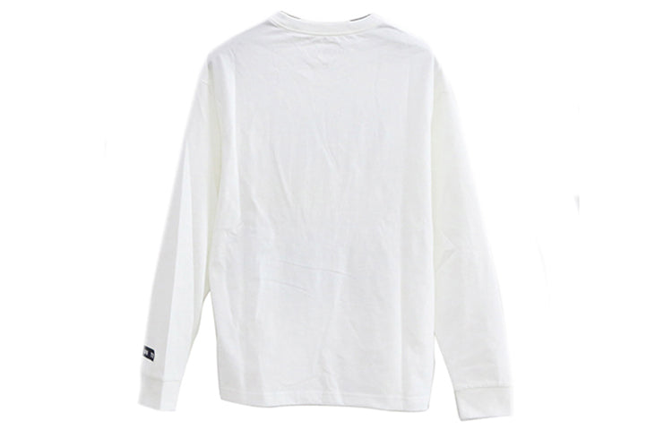 Air Jordan Round Neck Pullover Sports Long Sleeves Tee 'White' CW1136-100