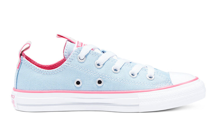 (GS) Converse Color Chuck Taylor All Star Low Top Blue/Pink 670405C