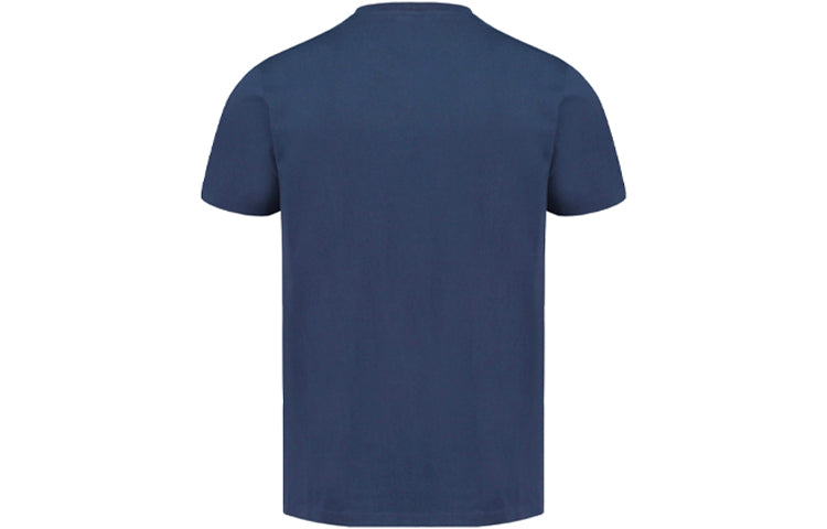 Men's KENZO Tiger Head Printing Round Neck Short Sleeve Navy Blue F855TS0504YB-78