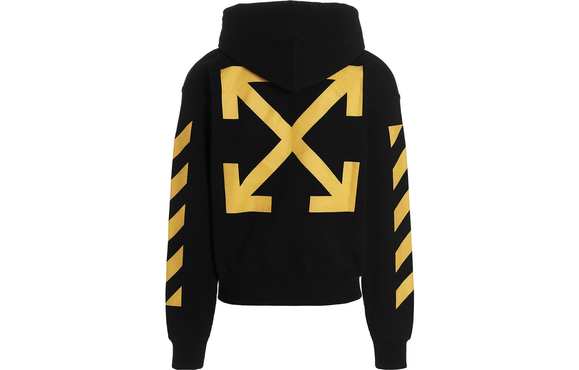Off-White Caravaggio Print Hoodie 'Black Yellow' OMBB037C99FLE0111018