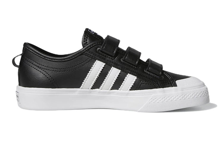 (GS) adidas Nizza 'Black White' GX4514