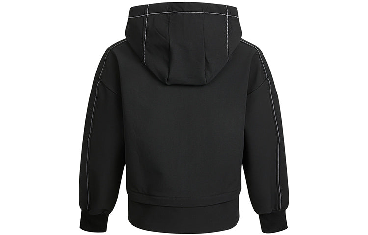 (WMNS) adidas Str Jkt Diy Athleisure Casual Sports Hooded Jacket Black GP0628