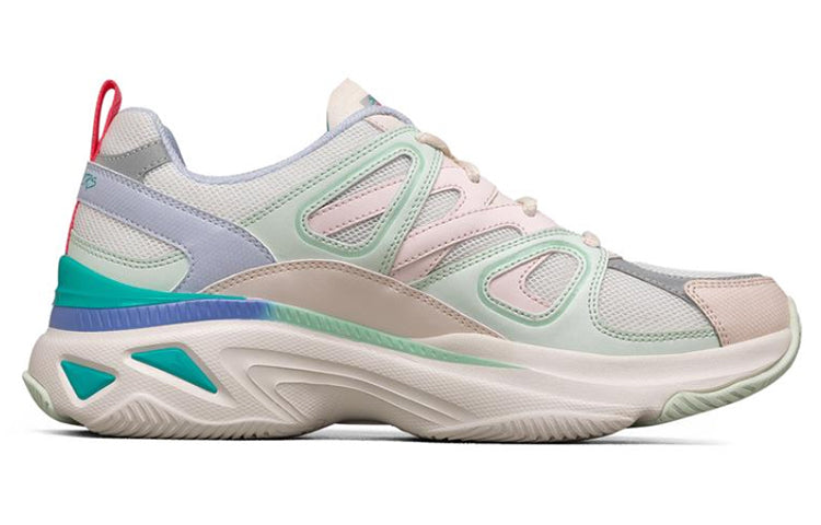 (WMNS) Skechers Energy Racer Sports Shoes Pink/Green/Blue 149371-LPMT