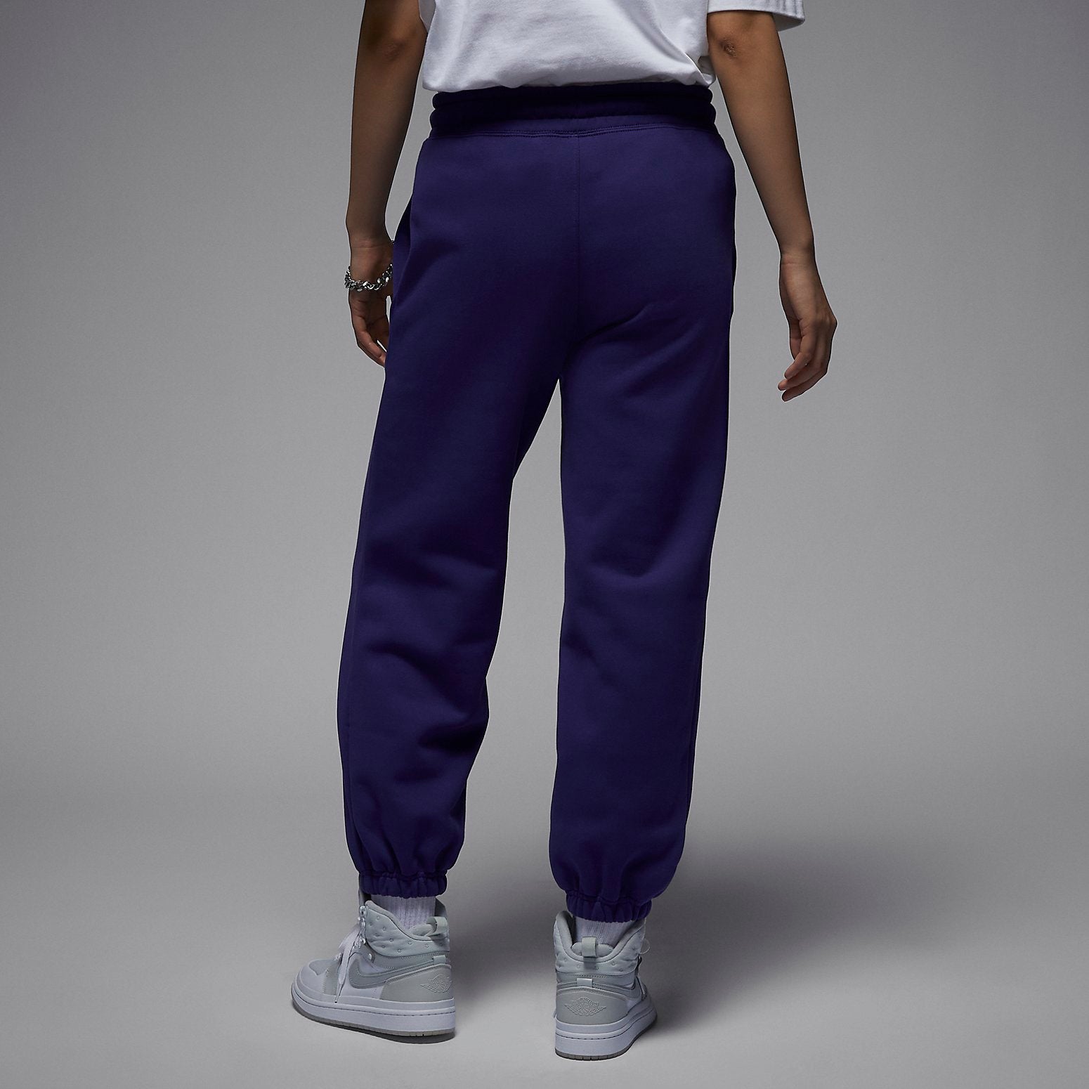 (WMNS) Air Jordan Flight Fleece Trousers 'Dark Purple' FB5114-502