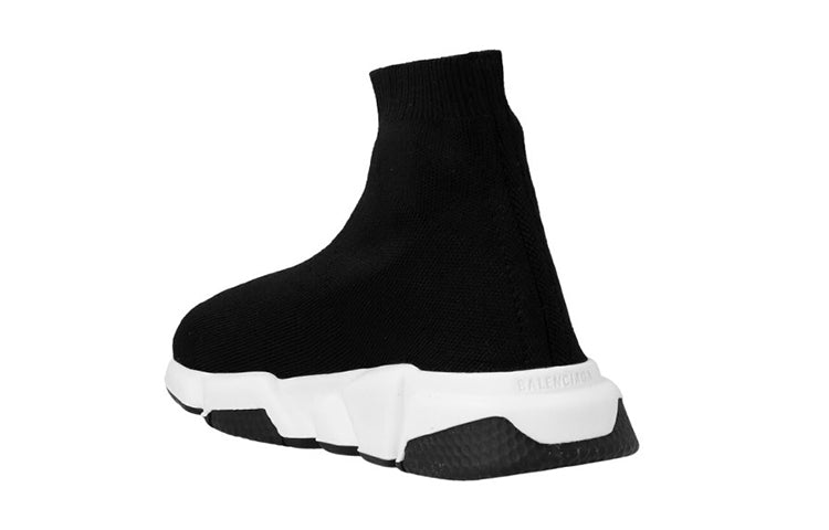 (PS) Balenciaga Speed Recycled Knit Sneakers 'Black White' 597425W2DB21015