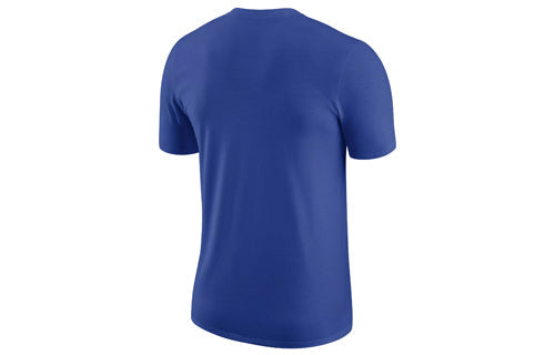 Nike 18-19 Series Dri-fit Golden State Warriors Logo Training Short Sleeve Blue 933524-495