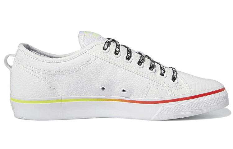 adidas Nizza Trefoil 'White Vivid Red' GX1465