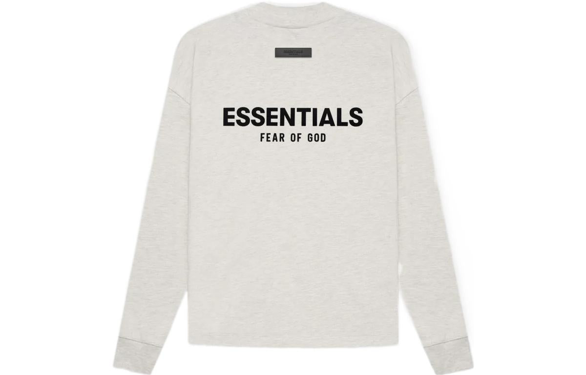 Fear of God Essentials FW22 Core Essentials Long Sleeve Tee Light Oatmeal FOG-FW22-215