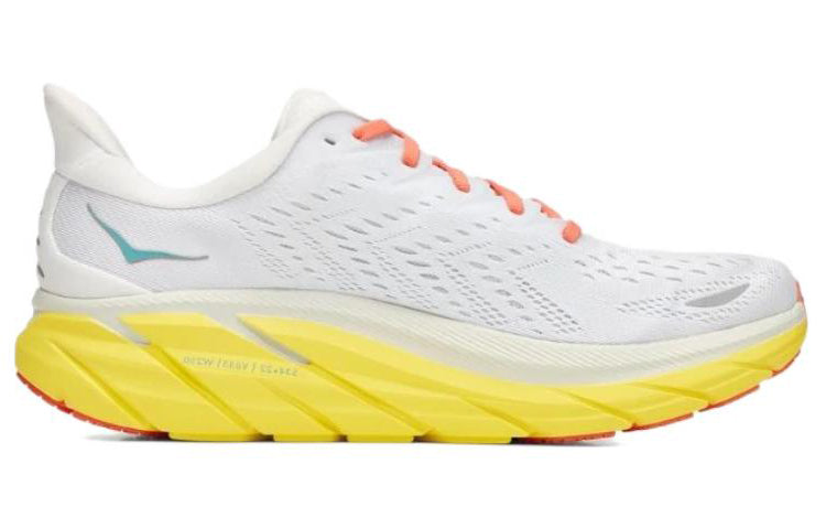 HOKA ONE ONE Clifton 8 2E Wide 'Blanc De Blanc Illuminating' 1121374-BDBI