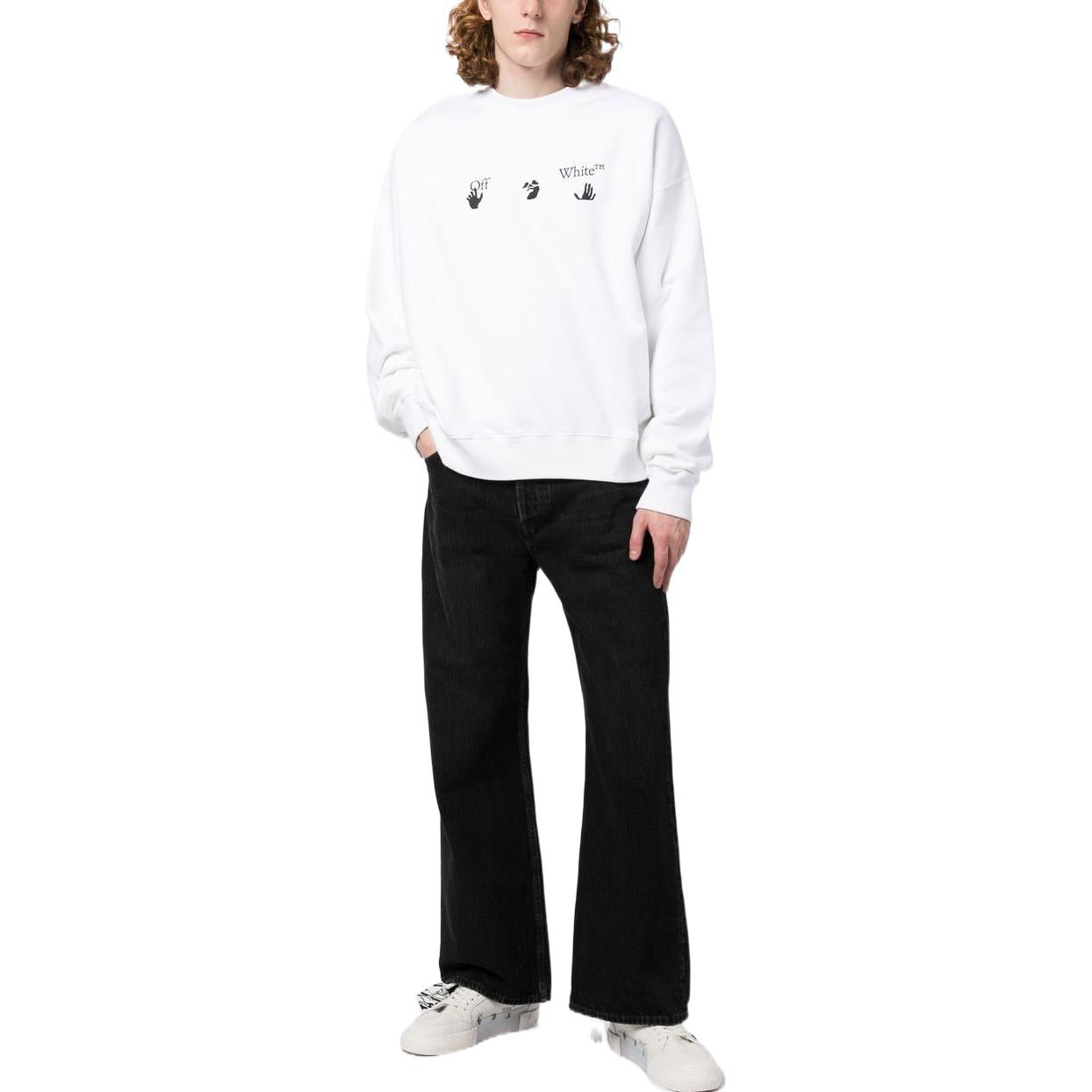 Off-White Logo OMBA054C99FLE0040110