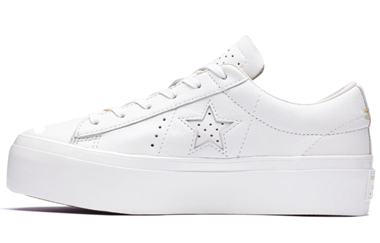 (WMNS) Converse One Star Platform Ox 'Egret' 559899C