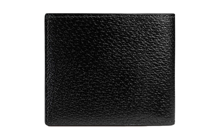 Gucci 26 GG Marmont Leather Bi-Fold Wallet 'Black Gold' 428726-DJ20T-1000
