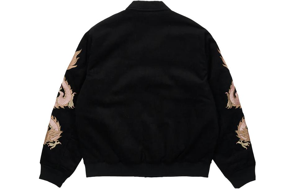 Palace Double Dragon Tour Jacket 'Black' P23JK172