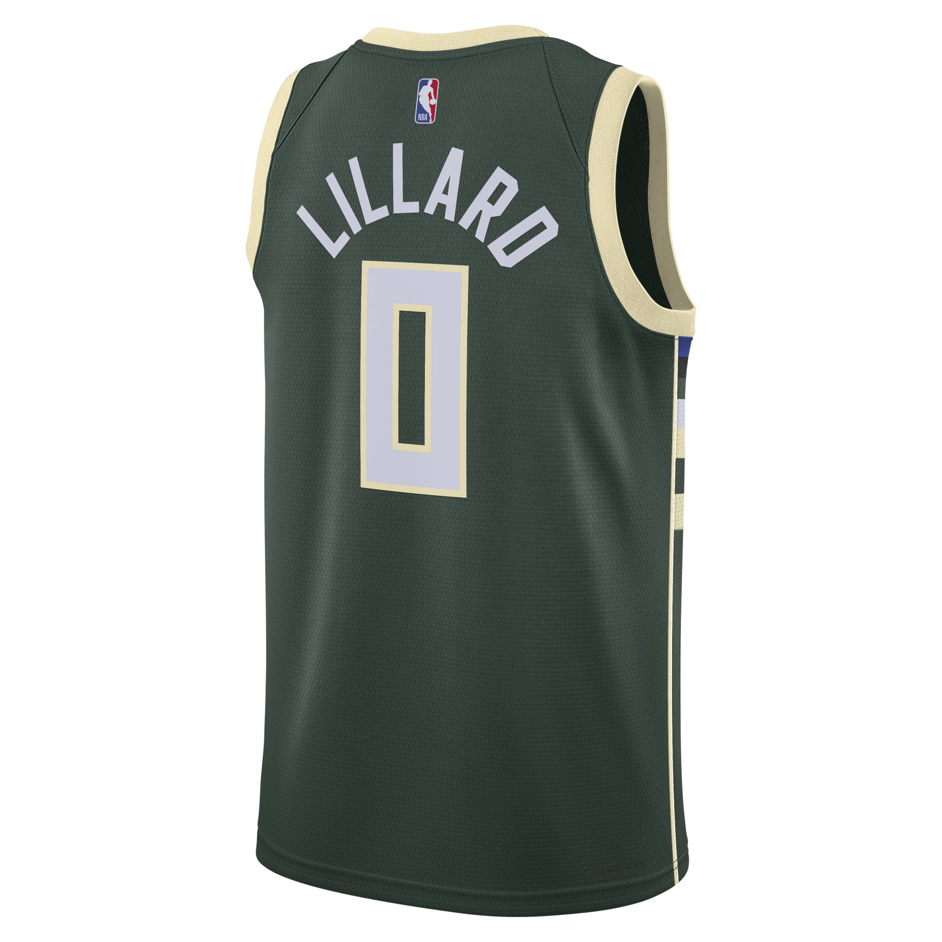 Nike Dri-FIT NBA 2022 Icon Edition Milwaukee Bucks Swingman Jersey 'Damian Lillard' DN2012-332