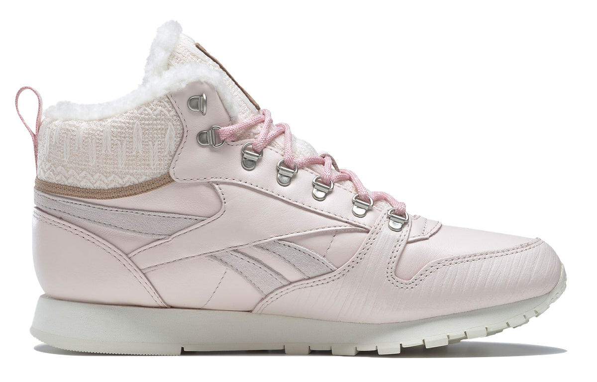 (WMNS) Reebok Classic Leather Arctic Boots 'White Pink' FZ1206