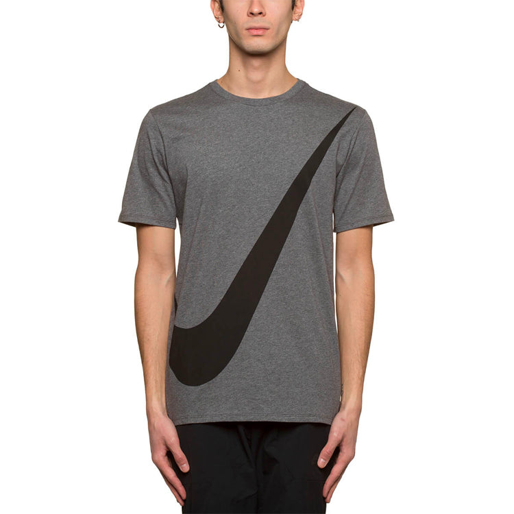 Nike Hybrid 1 Large Logo Short Sleeve Gray 891871-071