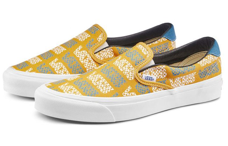 Vans OG Slip-On 59 LX 'Logo Checkerboard - Golden Glow' VN0A4BVDVZA