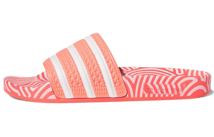 adidas Hirocoledge x Adilette Slides 'Takahashi Hiroko - Signal Pink' FY1593