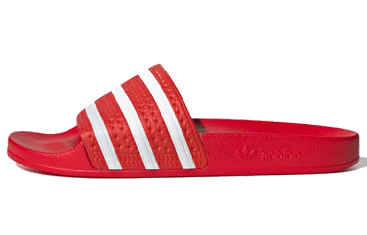 adidas originals Adilette Slides 'Red White' EF5432