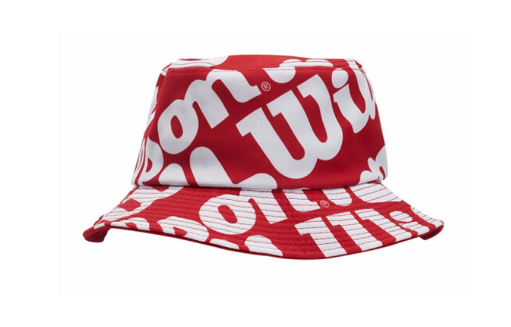 FILA Alphabet Printing Fisherman's hat Red A13U033205F-RD