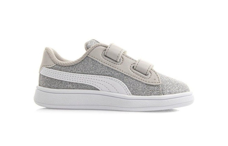 (TD) PUMA Smash V2 Glitz Glam Sneakers Silver 367380-17