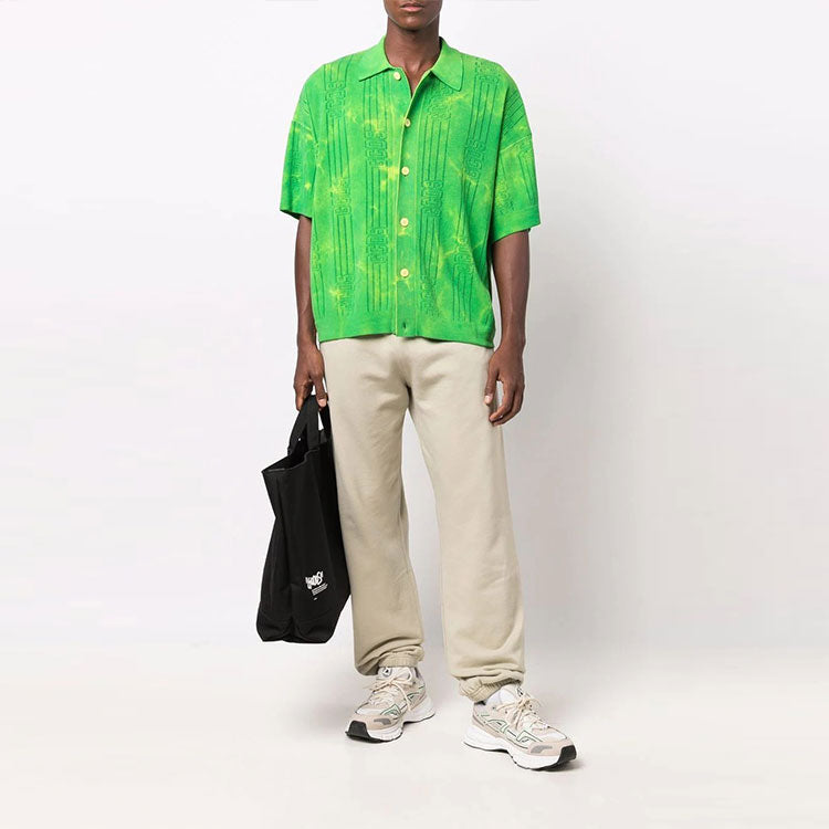 Men's Off-White FW21 Arrow Solid Color Bundle Feet Sports Pants/Trousers/Joggers Loose Fit Khaki OMCH029F21FLE0011717