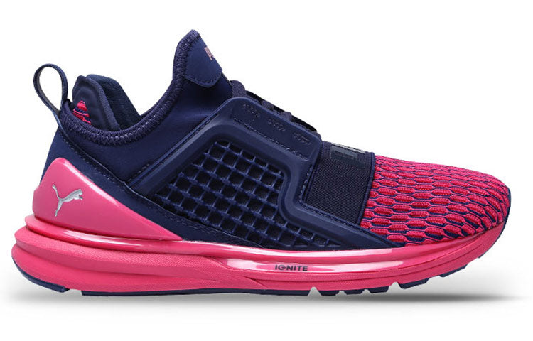 (WMNS) PUMA Ignite Running Shoes Blue/Pink 189811-02