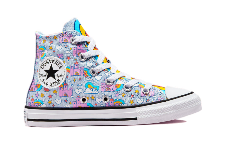 Converse Chuck Taylor All Star High-Top Sneakers K Blue/Pink 372943C