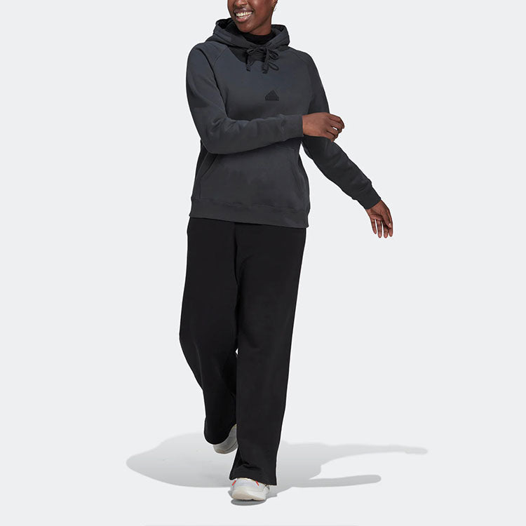 (WMNS) adidas Oversized Hoodie Sweatshirt 'Grey' HM2854