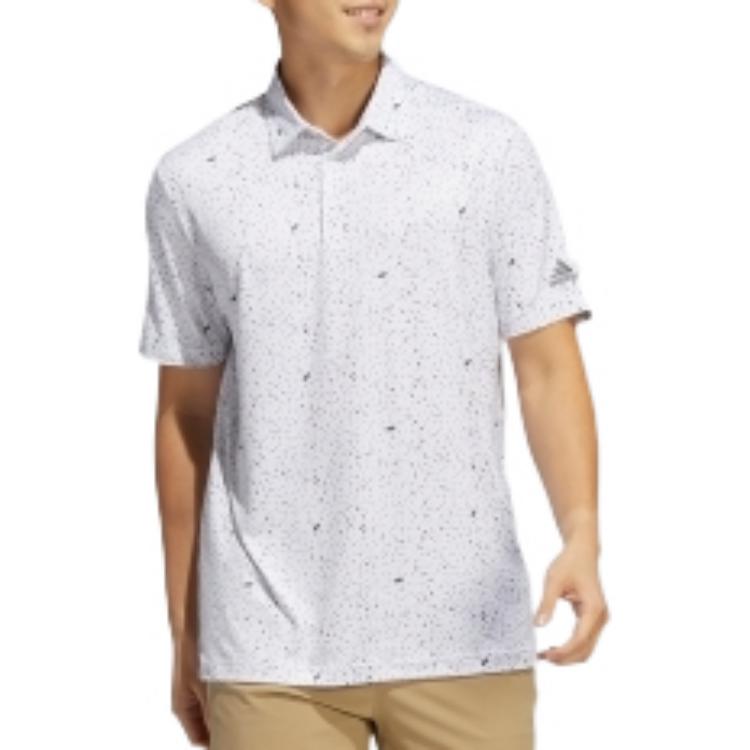 adidas Flag Print PrimeBlue Polo 'White Grey' HA9144