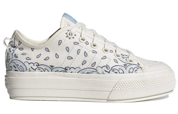 (WMNS) adidas Nizza Rf Platform 'White Blue' G55914
