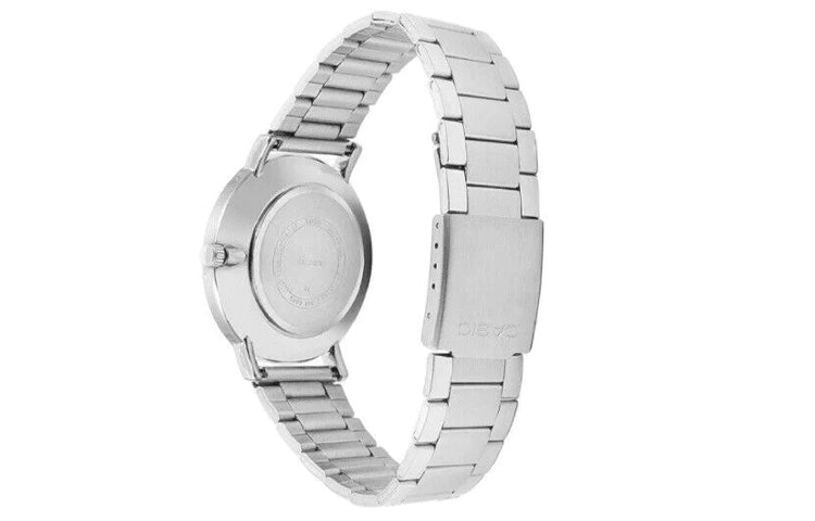 CASIO Waterproof Quartz Silver/Black Dial Black Analog LTP-VT01D-1B