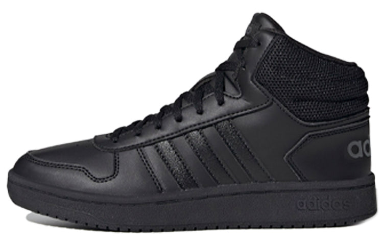 (WMNS) adidas Hoops 2.0 Mid 'Core Black Grey' FW4497