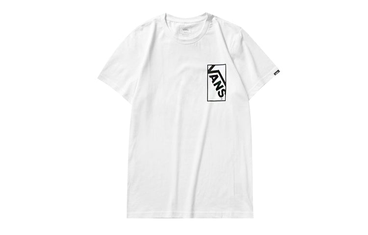 Vans Unisex Printing Round-neck Tee White VN0A4P56WHT