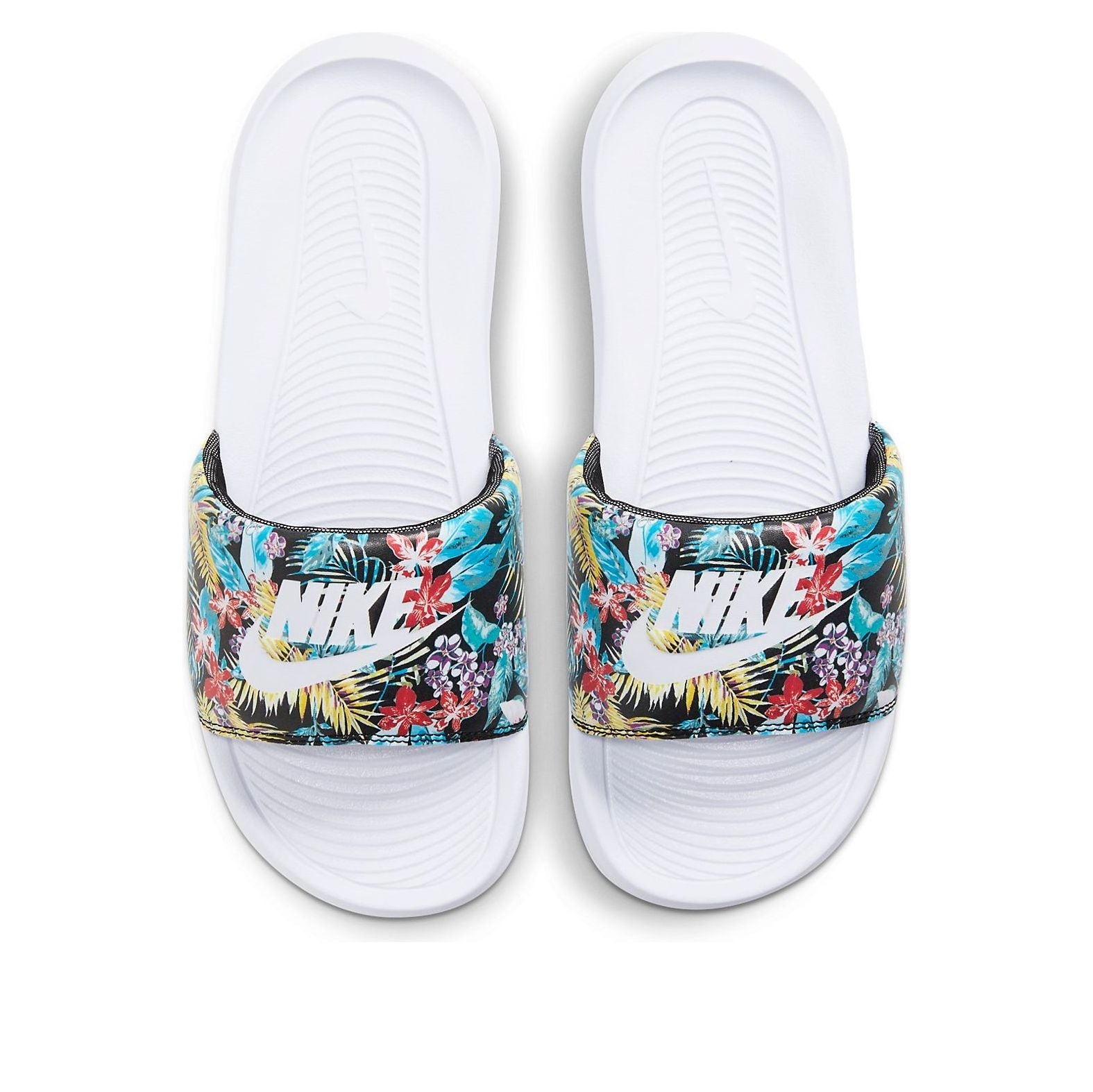 (WMNS) Nike Victori One Printed Slide 'Floral - White' CN9676-005