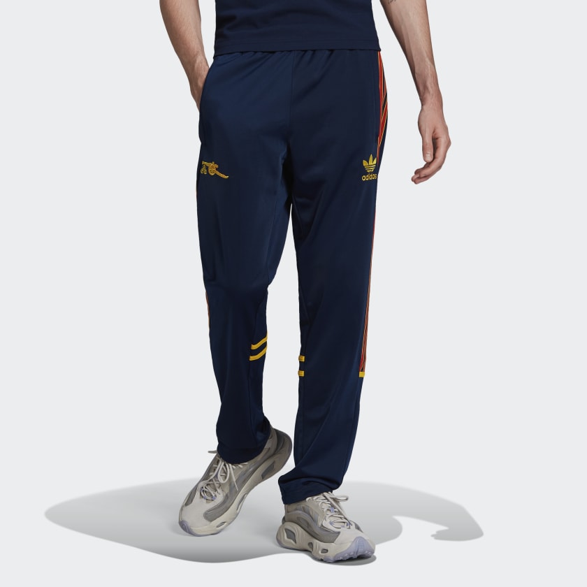 Men's adidas originals Printing Logo Stripe Casual Pants/Trousers Blue HM4829