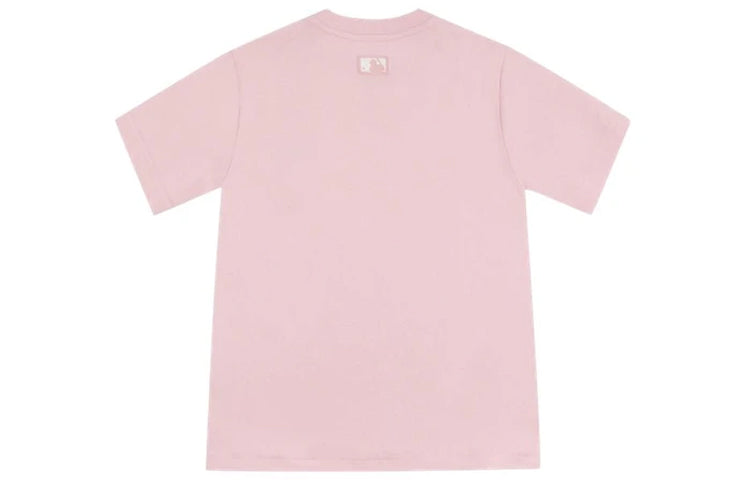 MLB Unisex New York Yankees Embroidery Tee Pink/Red 31TSC1031-50P