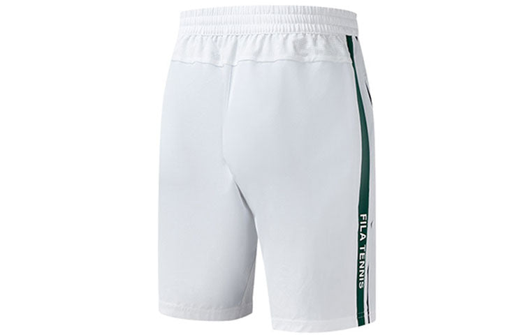 FILA Side Tennis Breathable Woven Five Pants For Men White A11M113361F-WT