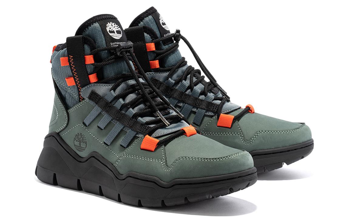 (WMNS) Timberland Earthkeepers by Rburn Timberloop Utility Boots 'Green Nubuck' A5TKZ392