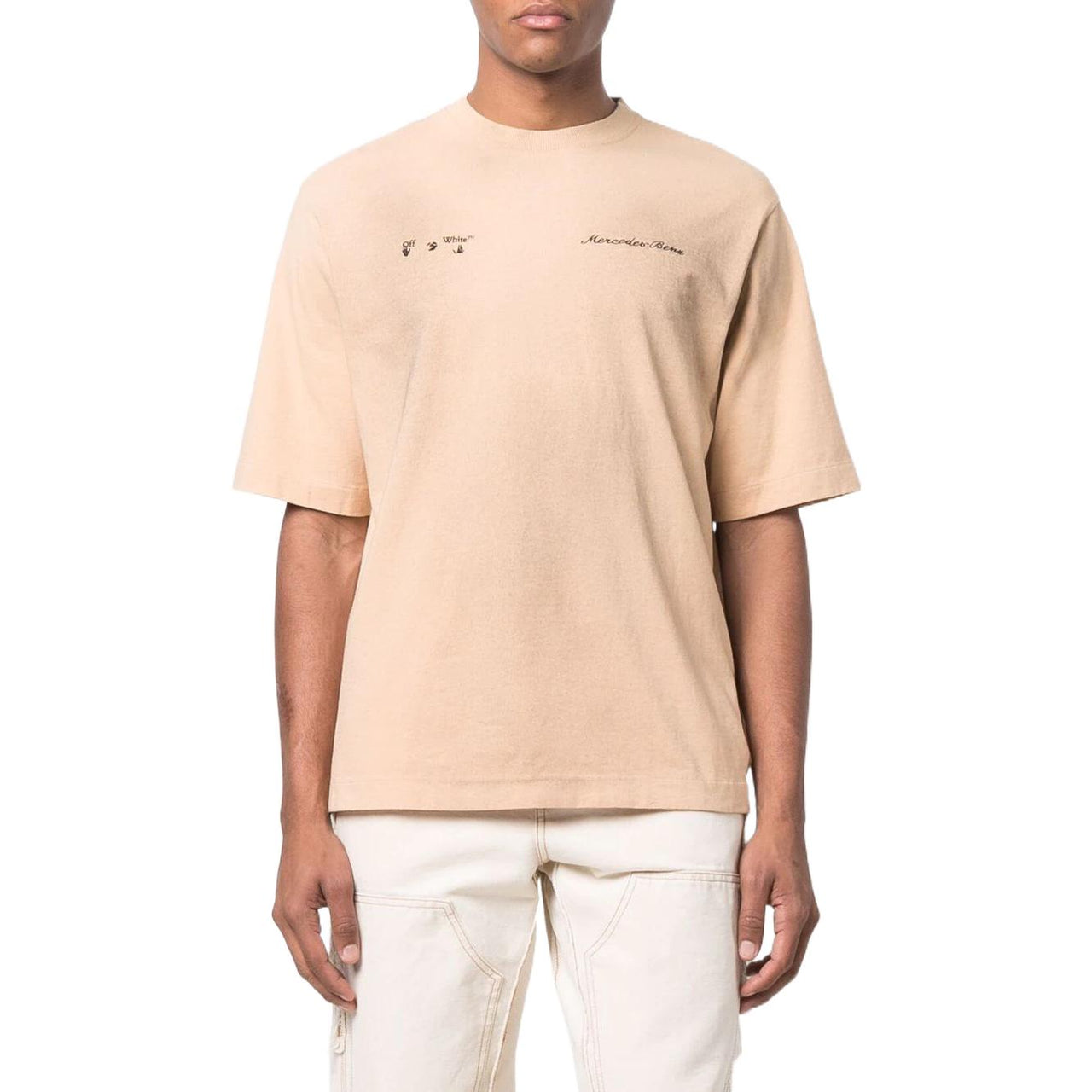 Off-White Dirt-Effect Skate Tee x Mercedes-Benz OMAA119G21JER0036010