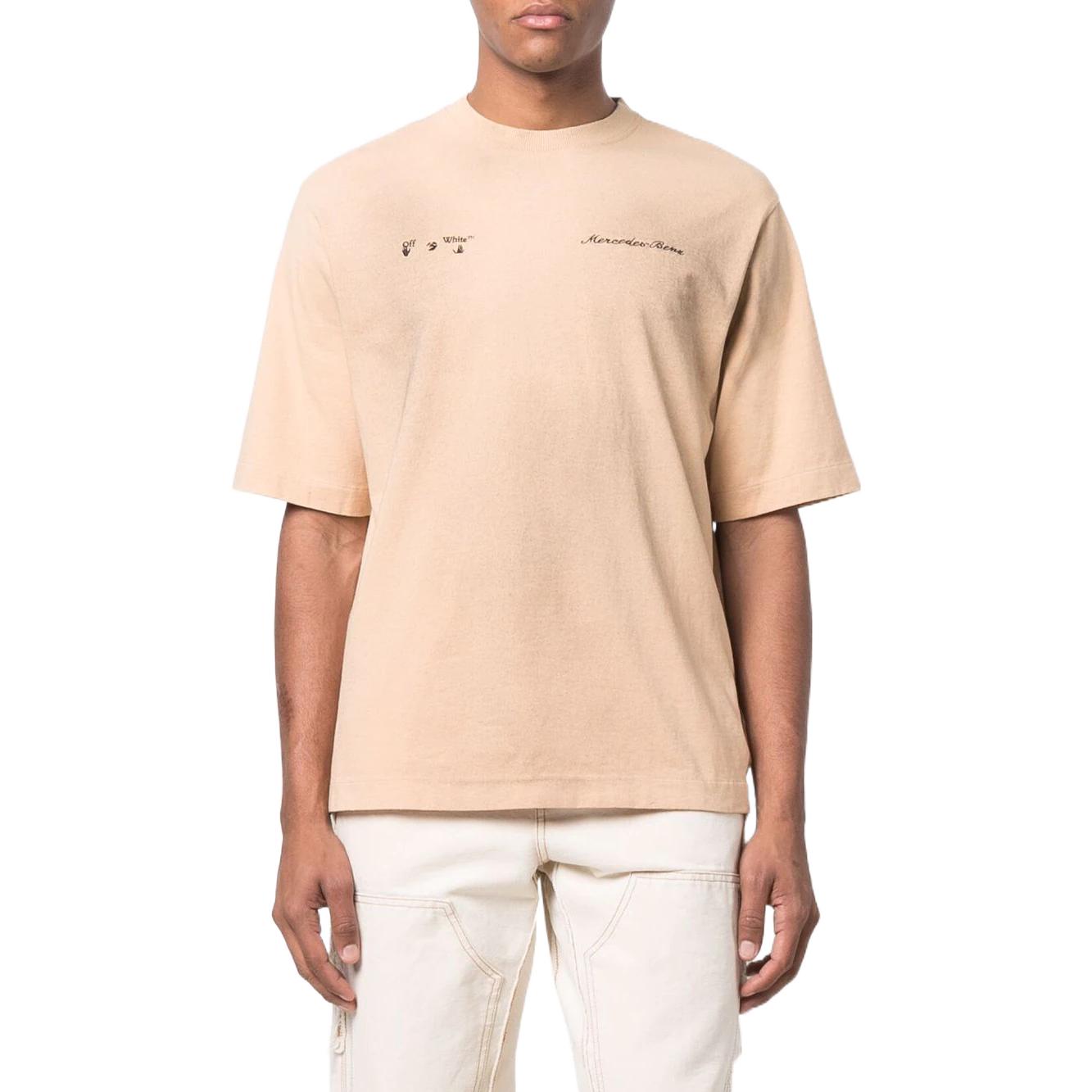 Off-White Dirt-Effect Skate Tee x Mercedes-Benz OMAA119G21JER0036010