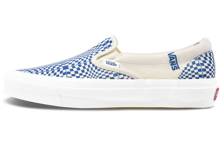 Vans Slip-On Optical Check 'True Blue' VN0A45JK1ZQ