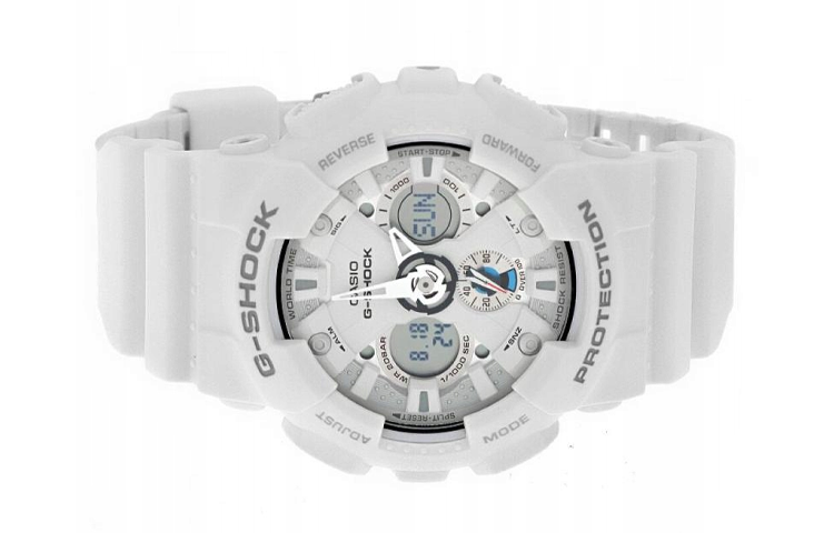 CASIO G-Shock Analog-Digital 'White' GA-120A-7APR
