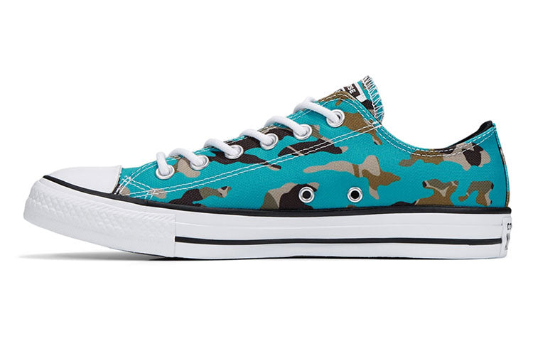 Converse Allover Camo Chuck Taylor All Star Low Top Camouflage 'Blue White' 166178C